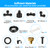 100FT|30M Misting Systems, Outdoor Water Misting Cooling System, for Backyard Mist Kit for Garden Greenhouse Fan Deck Umbrella Canopy Pool Porch Trampoline Sprinkler Park BBQ Party