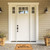 JarThenaAMCS Welcome Natural Coir Doormat with Black Border, 16.5 x 29.1 in