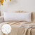 Kevin Textile Outdoor Pillow Insert 14 x 36 Inch 1 Pack Waterproof Long Lumbar Pillow Insert for Sham Large Body Pillow Stuffer Sham Cushion for Porch Swing Living Room Couch Bed Sofa Home Décor