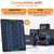 SUNER POWER Waterproof 50W 12V Solar Battery Charger & Maintainer PRO, Built-in UltraSmart MPPT Charge Controller, 12 Volt Solar Panel Trickle Charging Kits for Car Automotive Boat Marine RV Trailer