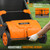DOTEK 26 Inch Push Lawn Sweeper, 3.8 Cu. ft Grass Cutter, Hopper Bag