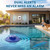 Pool Alarm, Floating Safety Alarm for Inground & Above Ground Pools, 110dB Siren IP68 Waterproof, Smart Wave-Sensing Prevents False Alerts, 262ft Wireless Range, Kids & Pets Safety (Blue)