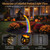 Halloween Witch Cauldron Garden Light Flying Witch Waterfall Stake (1PC)