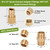 1/2" Natural Gas Quick Connect Kit 100% Solid Brass with Dust Cover 4pcs
