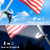 Solar Flag Pole Light, Flagpole Light Solar Powered - 3000K Warm, Super Bright PC Crystal LED Spotlights, Upgraded 2200mAh 145Lm, Adjustable Bracket & Metal Clamp Fits 1-1.5" Flagpole, 8-12 Hrs, Black