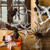 Seenelling 3 Pack Large Halloween Rattan Spider Decoration, Natural Wicker