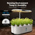 Ahopegarden Hydroponics Growing System with 12 Pods, Indoor Garden Kit with LED Grow Light & LCD Temp Humidity Display, Smart Quiet Pump Planter for Herbs, Lettuce, Vegetables, Kitchen Garden Use