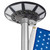 Solar Powered Flag Pole Light, 566 LEDs 6000lm Brightest, Up to 20 Hrs, 100% Coverage, Fits 15-30 Ft Poles, 0.55" Diametre Spindles