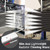 47" + 24" Radiator Cleaning Wand Set, 4500 PSI, Dual Water/Air Flush Modes