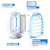 2 PCS Bug Zapper Indoor, Electronic Mosquitoes Killer Zapper with Blue Lights for Living Room, Baby Room, Kitchen, Bedroom(0815)