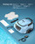 WINNY POOL CLEANER-A1 Cordless Robotic Above Ground Pool Vacuum Blue