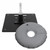 Stainless Steel Feather Flag Base with Water Bag for 10-11FT Flag Poles