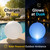 NAYUNA 4 Pack Solar Floating Pool Lights, 14 Inch Inflatable Waterproof LED Glow Balls with 16 Colors, Remote & 4 Modes for Pools, Patios, Gardens, Weddings, Events & Outdoor Decor