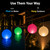 NAYUNA 4 Pack Solar Floating Pool Lights, 14 Inch Inflatable Waterproof LED Glow Balls with 16 Colors, Remote & 4 Modes for Pools, Patios, Gardens, Weddings, Events & Outdoor Decor