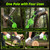 4in1 Electric Pole Saws Tree Trimming 6&8" Chainsaw with Extension Pole