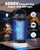 2-in-1 Bug Zapper Indoor & Outdoor with LED Night Light, 4000V Electric Mosquito Zapper, Insect Fly Trapper, Covers 2100 sq ft, Mosquito Killer with 365nm UV Trap for Patio, Garage, Backyard, Porch