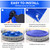 4+1 Combined Pool Pillow,0.8mm Thick Pool Pillows for Above Ground Pools