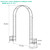 Garden Arch Arbor Trellis with Planter Boxes 8.2 Ft Metal Arch Trellis