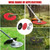 9" x 36 Teeth Carbide Tipped Blades & 9" x20T Carbon Steel Round Chainsaw Tooth Blades & 10" x 80T Brush Cutter Trimmer Blades with Adapter Kit