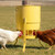 KOL Metal Chicken Feeder 50lbs Capacity with 16 Feeding Ports