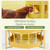 KOL Metal Chicken Feeder 50lbs Capacity with 16 Feeding Ports