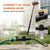 Briliantwerk Solar Panel Cleaning Brush 20 ft Extension Pole