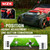 MZK Lawn Dethatcher Electric Scarifier with Bag,15In(RED)