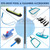 New Carbon Fiber Pool Pole Telescopic,4.6-15FT Adjustable Compact Pool Pole