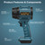 Cordless Leaf Blower, Lightweight Electric Blower