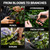 DECERK® Bypass Pruning Shears for Arthritic Hands, 5mm Cushioned Foam Grips