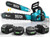 SEESII 40V 16 Inch & 12 Inch Cordless Electric Chainsaw 2×5.0Ah Batteries