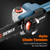 SENIX 60V/3Ah 10" Cordless Pole Saw, Electric Telescoping Pole 65.5 ft/s Cutting Speed