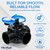 FibroPool 3-Way Pool Diverter Valve - Posi-Close Slip - 2 in - CPVC