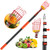 ACTREY 26FT Reach Fruit Picker Pole with Basket Telescoping,Apple Picker