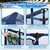 Pool Toy Storage Organizer, Large Rolling Mesh Pool Float Bin 218 Gallon