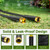 Garden Hose 75 FT, High-Pressure Water Hose with 10 Spray Nozzles