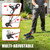 Cordless Weed Eater & Blower Combo Compatible with Milwaukee M18 Battery