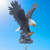 GULADUS Eagle Flag Pole Topper, Eagle for Flagpole Topper, Durable Resin Construction, Flying & Hand-Painted Design, Eagle Flag Pole Finial Ornament for Showcasing Your Pride and Patriotism