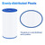 Cryspool 06016 Spa Filter Compatible with Watkins 31489, PWK30, 3 Pack