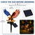 Solar Eagle Garden Light Stake, LED Lighted 4th of July Decorations for Patriotic Outdoor Yard and Lawn Decor (2 PCS)