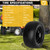 2 Pack 11x6.00-5 Flat Free Lawn Mower Tires and Wheels