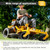 2 Pack 11x6.00-5 Flat Free Lawn Mower Tires and Wheels