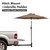 SPARKWHIZ Hitch Umbrella Holder Mount with 2" Hitch Receivers