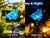 Garden Solar Lights,Solar Garden Stake Lights - Hand Blown Glass Decorative Garden Pathway Lights Outdoor Waterproof Sky Blue Bird Glass Stakes