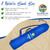 BEACHBUB Beach Umbrella Carrier - Foldable, Waterproof Bag for Umbrellas, Wide Padded Shoulder Strap & Molded Carry Handle, Deep Ocean Blue