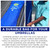BEACHBUB Beach Umbrella Carrier - Foldable, Waterproof Bag for Umbrellas, Wide Padded Shoulder Strap & Molded Carry Handle, Deep Ocean Blue