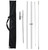 FSFLAG Feather Flag Pole Kit for Swooper Flag 8FT, Swooper Flag Pole Kit with Ground Spike for Feather Flags