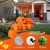 DearSun 8FT Long Halloween Inflatable Pumpkin Patch Fall Inflatable Thanksgiving Inflatable Pumpkin Patch Blow up Pumpkin Decor Outer Large Party Yard Decoration