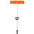 VEVOR Snow Roof Rake, 21ft Reach Aluminium Handle, 25" Plastic Blade Snow Removal Tool, Superior Roof Shovel with Anti-Slip Handle Grip, Easy to Setup & Use for House Roof, Wet Leaves, Car Snow