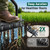 Morinoli Lawn Aerator - Heavy-Duty Carbon Steel Manual Spike Aerator with 2-in-1 Self-Cleaning Spring Design & T-Handle, 15 Sharp Metal Spikes for Yard Soil Aeration, Pre-Assembled for Easy Setup
